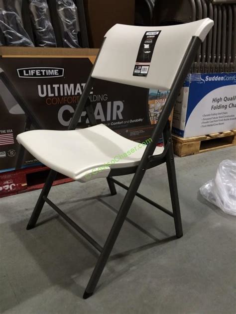 costco folding chair metal and plastic with fabric seat|Costco folding chairs lifetime.